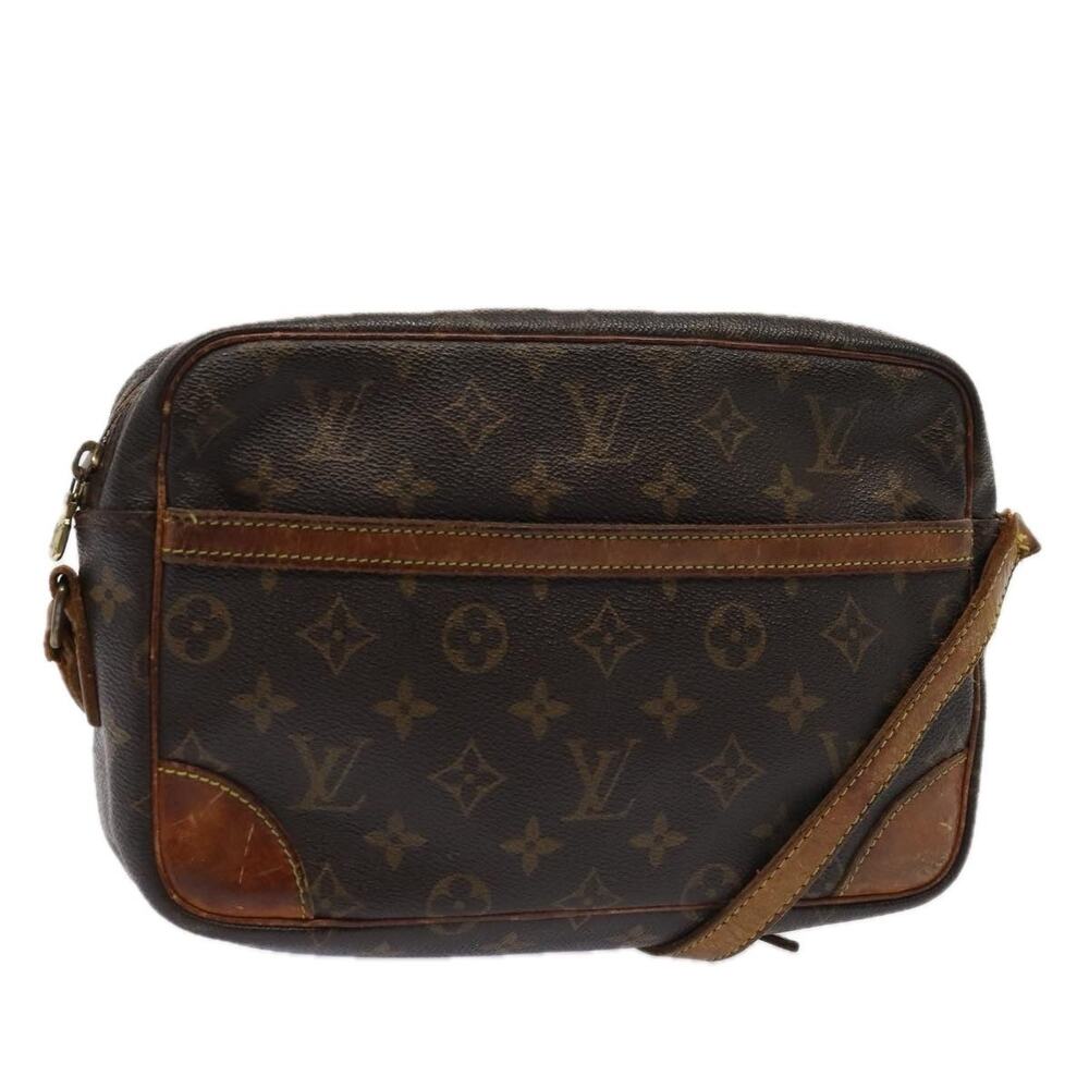 Louis Vuitton Monogram Trocadero 27 Shoulder Bag Brown